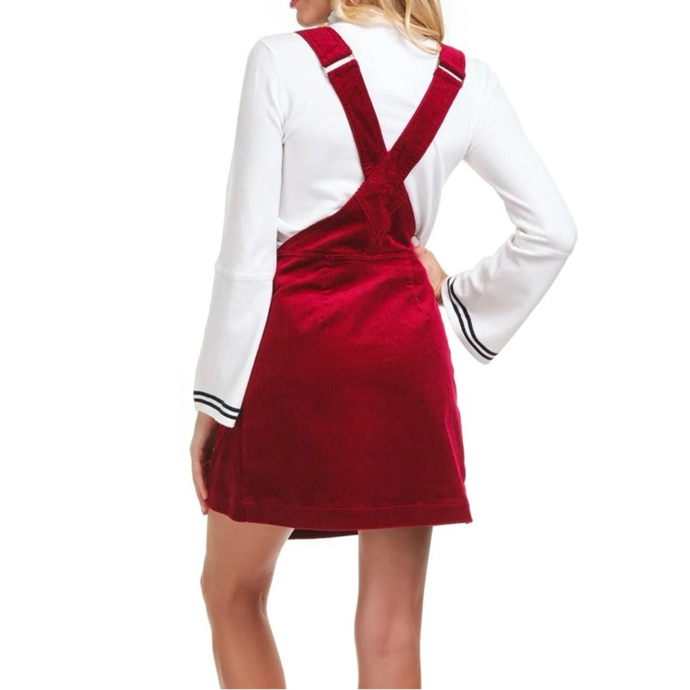 Free People Red Corduroy Dress - Picture 3 of 7